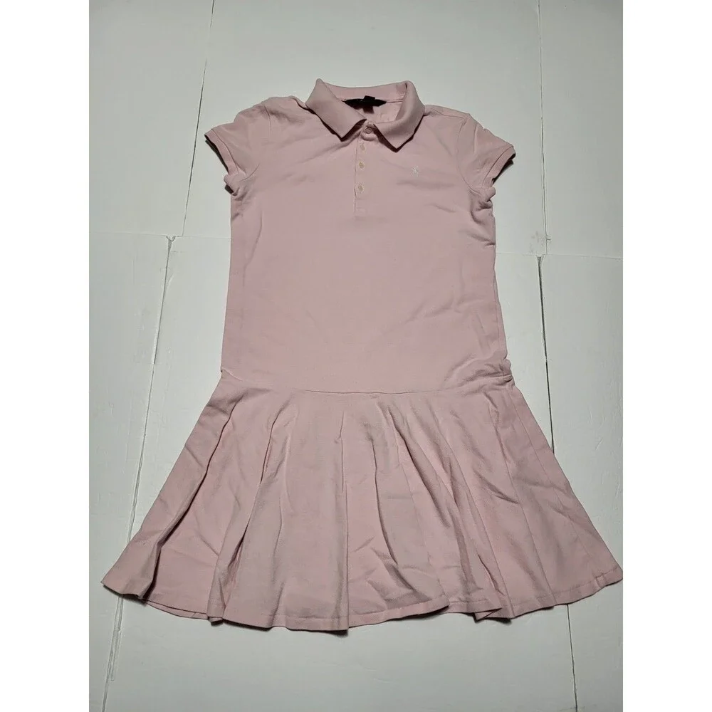 (#19) Polo Ralph Lauren Collared Button Short Sleeve Shirt Dress Size XL (16)
